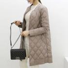 Long Duck-down Quilted Jacket