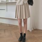 Basic Mini Pleat Skirt