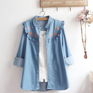 Denim Shirt / Camisole Top / Set