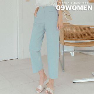 Pastel Color Semi Wide Pants