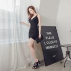 Chain Strap Mini Knit Bodycon Dress