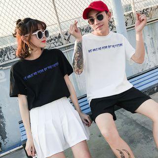 Couple Matching Short-sleeve Printed T-shirt / Skort / Shorts