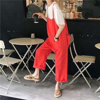 Straight-fit Jumper Pants As Shown In Figure - One Size