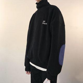 500days Printed Turtleneck Sweater
