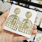 Cage Dangle Earring 1 Pair - As Shown In Figure - One Size