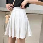 Semi Skirt High-waist A-line Skirt Skirt Accordion Pleat Skirt