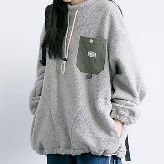 Pocket Panel Fleece Pullover