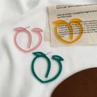 Acrylic Peach Earrings