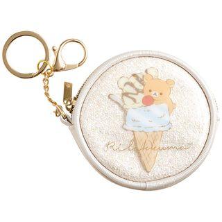 San-x Rilakkuma Round Coins Pouch (sweet Ice Cream A) One Size