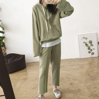 Set: Mock Two Piece Hoodie + Sweatpants