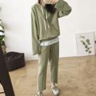 Set: Mock Two Piece Hoodie + Sweatpants