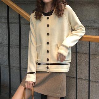 Collared Pocketed Cardigan