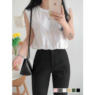 Round-neck Sleeveless M Lange T-shirt