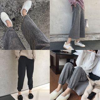 Crop Sweatpants / Wide Leg Pants