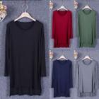 Short-sleeve / Long-sleeve Round-neck Top