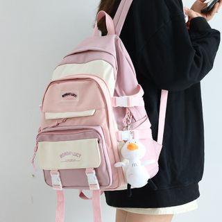 Buckle Nylon Backpack / Bag Charm / Set