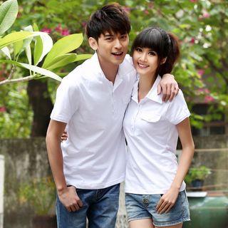 Couple Matching Short Sleeve Polo Shirt