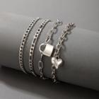 Set Of 4: Bracelet 18230 - Set Of 4 - Silver - One Size