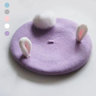 Felt Rabbit Beret