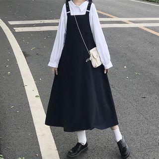 Plain Long-sleeved Shirt / Plain Dress