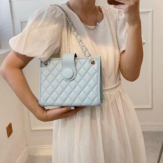 Quilted Square Shoulder Bag
