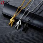 V Sign Pendent / Necklace / Set