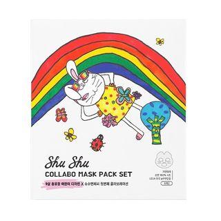 Shu Shu & Sassy - Shu Shu Collabo Mask Pack Set Hong Yu-jeongs Collaboration 20ml X 6 Pcs