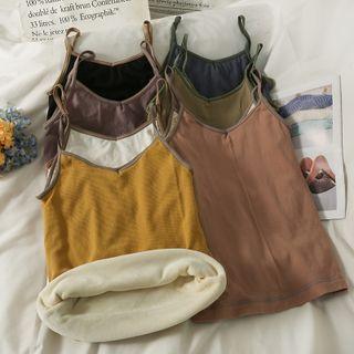 Fleece-lined Camisole Top In 7 Colors