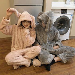 Rabbit Ear Hoodie Jumpsuit