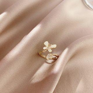 Butterfly Ring Gold - One Size