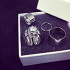 Set Of 4: Knuckle Ring