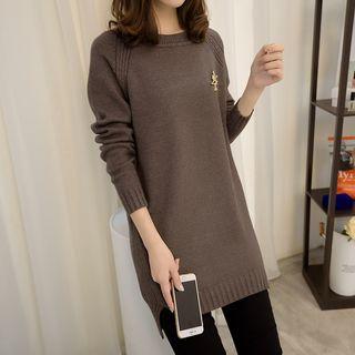 Notch Hem Sweater
