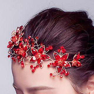 Bridal Headband / Set: Bridal Headband + Earrings