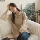Collared Scallop-hem Woolen Vest