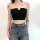 Buckled Cropped Tube Top