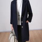 Linen Cotton Long Blazer