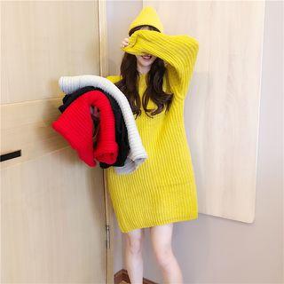 Loose-fit Long Knit Sweater