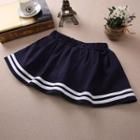 Set : Sailor Collar Short-sleeve Top + Mini Skirt