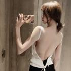 Open-back Knit Camisole