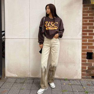 Gradation Straight-leg Pants