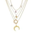 Set Of 4: Necklace 8933 - Gold - One Size