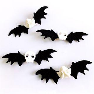 Halloween Bat Wing Hair Clip (various Designs)