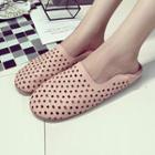 Perforated Slide Sandals