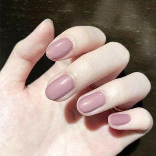 Plain Nail Art False Nail 417 - Pink - One Size