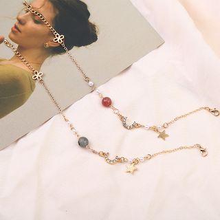 Gemstone & Star Bracelet