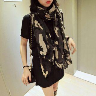 Camouflage Print Scarf