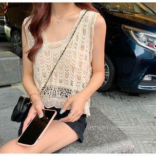 Knit Lace Tank Top
