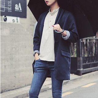 Pocketed Single-breasted Trench Coat