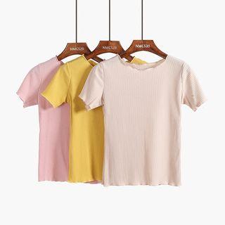 Ribbed T-shirt