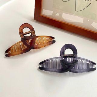 Resin Hair Clamp My30314 - Brown - One Size
